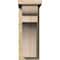 Ekena Millwork Yorktown Rough Sawn Corbel w/Backplate, Douglas Fir, 6"W x 12"D x 16"H COR06X12X16YOR01RDF - alternate 3